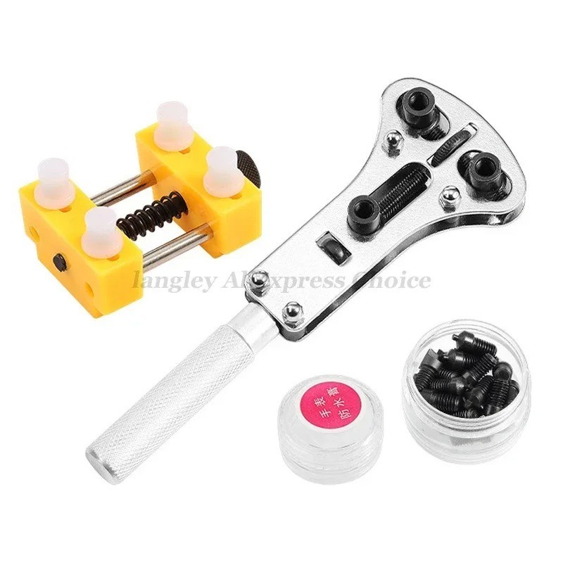 Watch Band Back Case Opener Fixer Repair Tool Kit Battery Screw Cover Remover