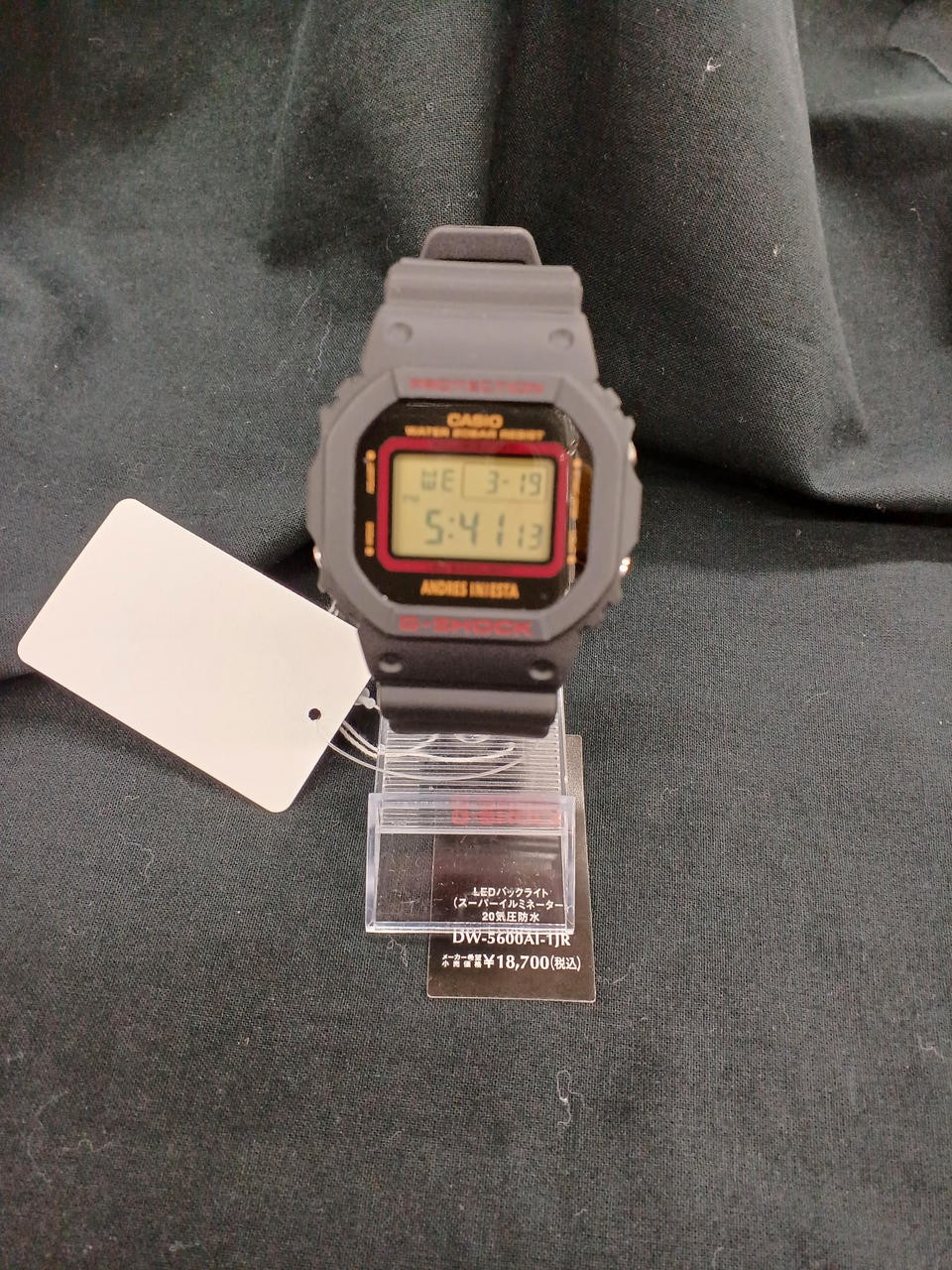 Casio G-Shock Iniesta Model DW-5600AI-1JR Digital Quartz Men’s Watch Excellent C