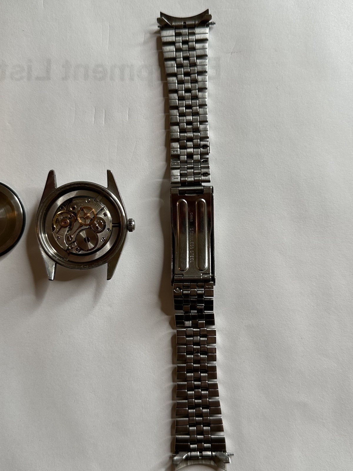 ROLEX OYSTER PRECISION REF 6424 STAINLESS STEEL ORIGINAL DIAL