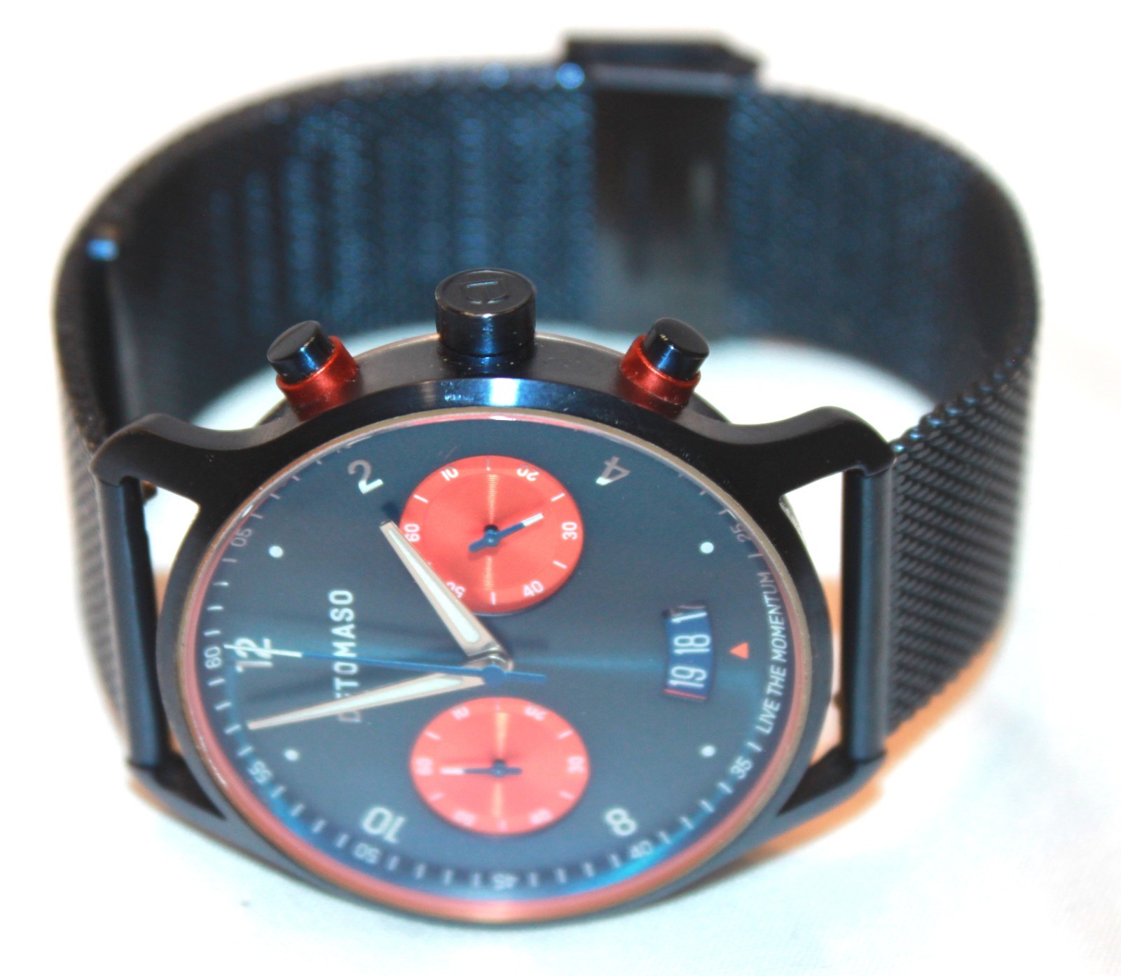 Lot 4 Vintage Mens Wrist Watches Movado Museum Android Detomaso Lilianthal