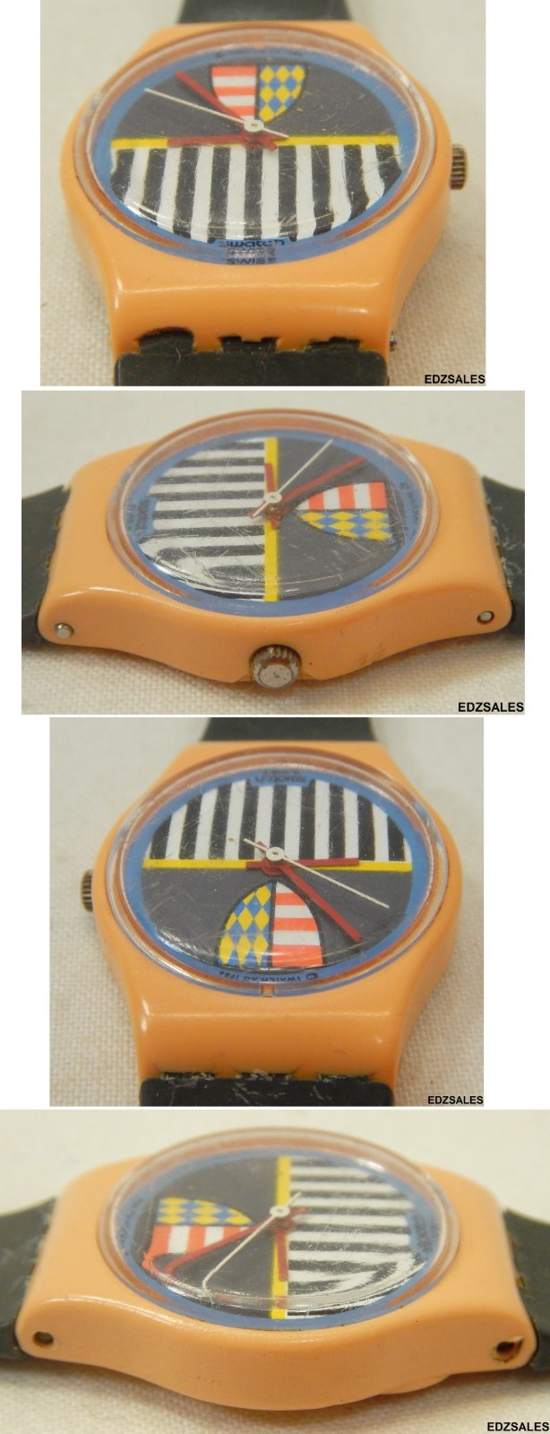 3 Swatch Ladies Wristwatches – Valkyrie LP101 Liquid Sky LG104 Black Coral LK101