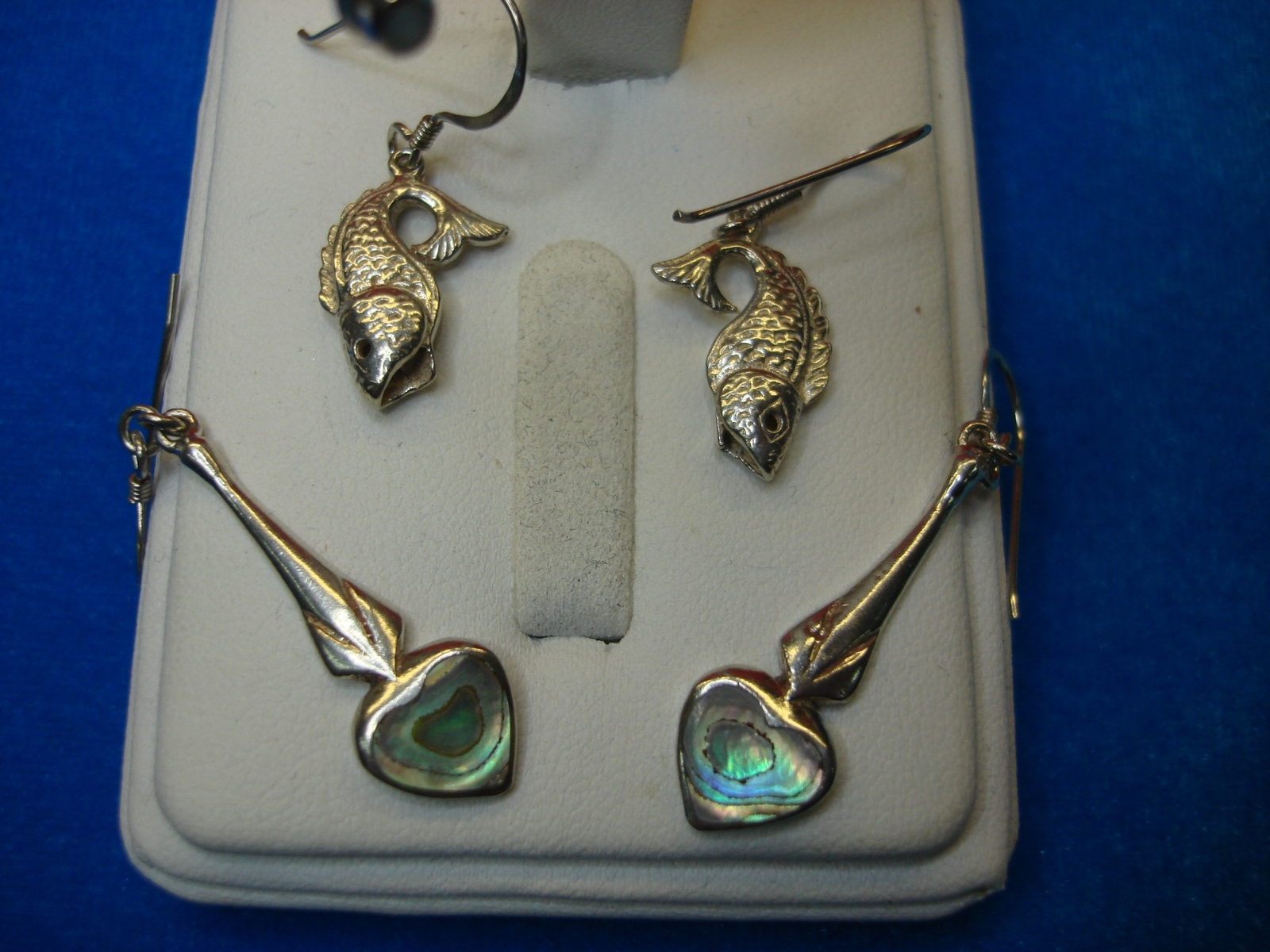 3 DIFF. PAIRS STERLING DANGLE EARRINGS – NICE