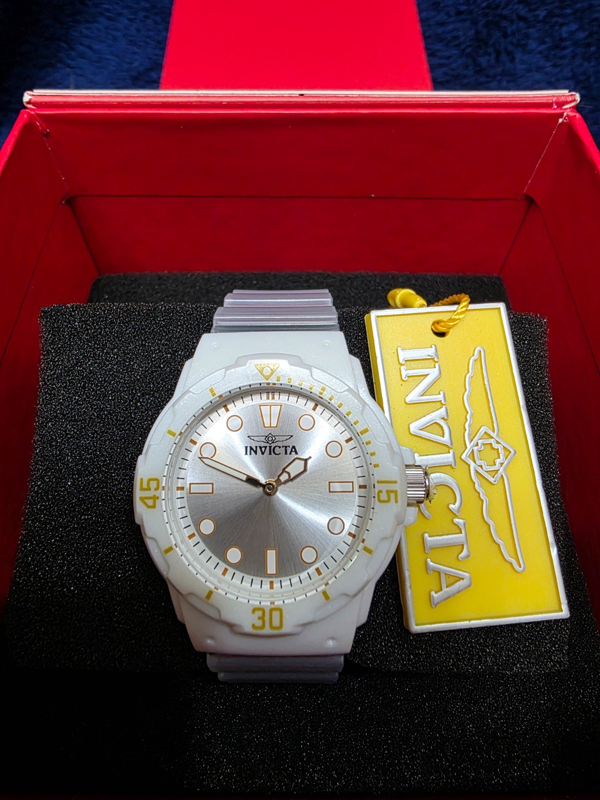 Invicta Celestial Cloud Women’s Watch 35mm Transparent White 49204 New Box