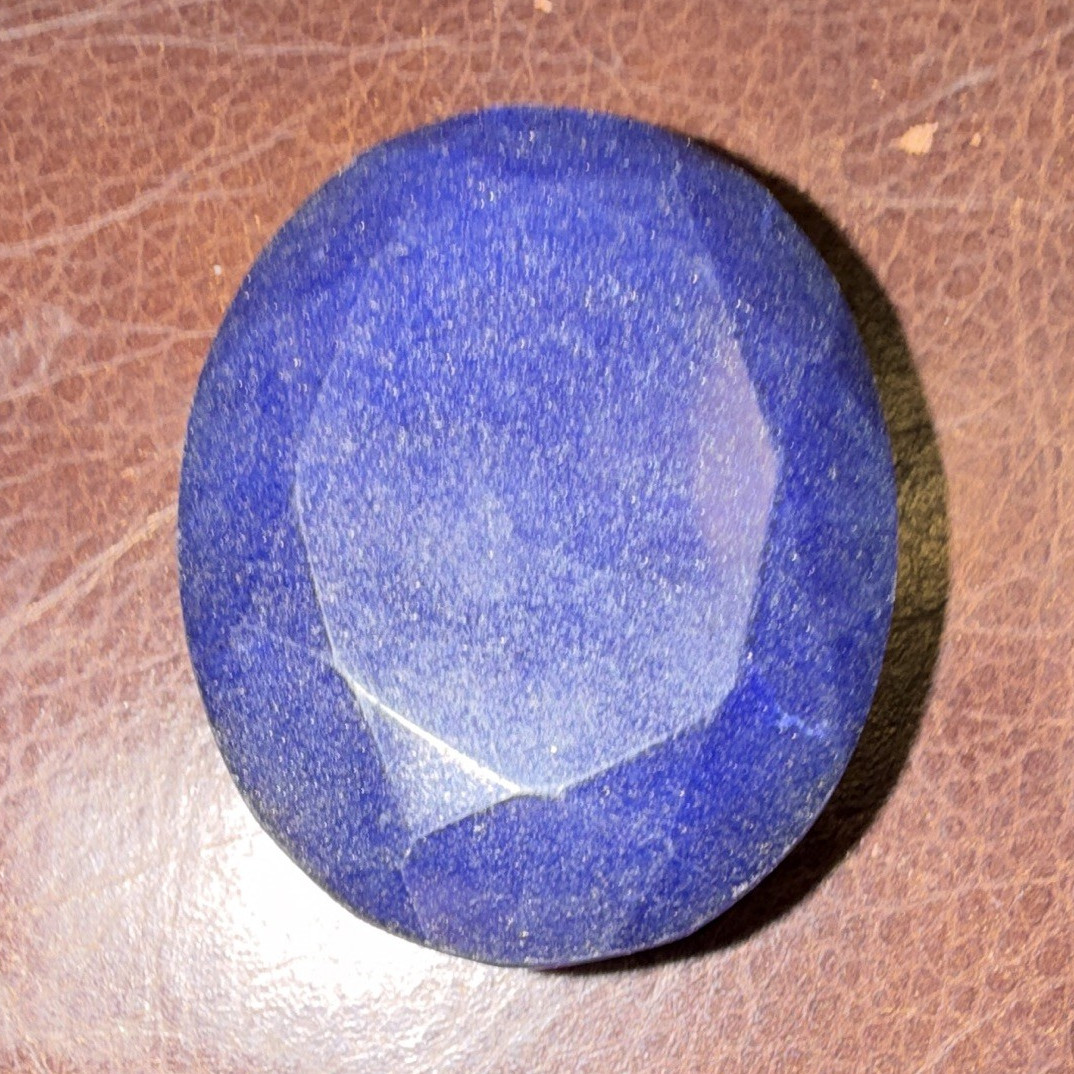291 ctw sapphire, AA gem grade, oval cut, heat treated