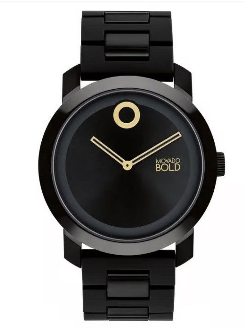 Brand New Movado Bold Men’s Propel Black Polyethylene Light Weight Watch 3601055