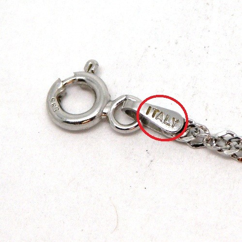14k White Gold Singapore Chain 21½”