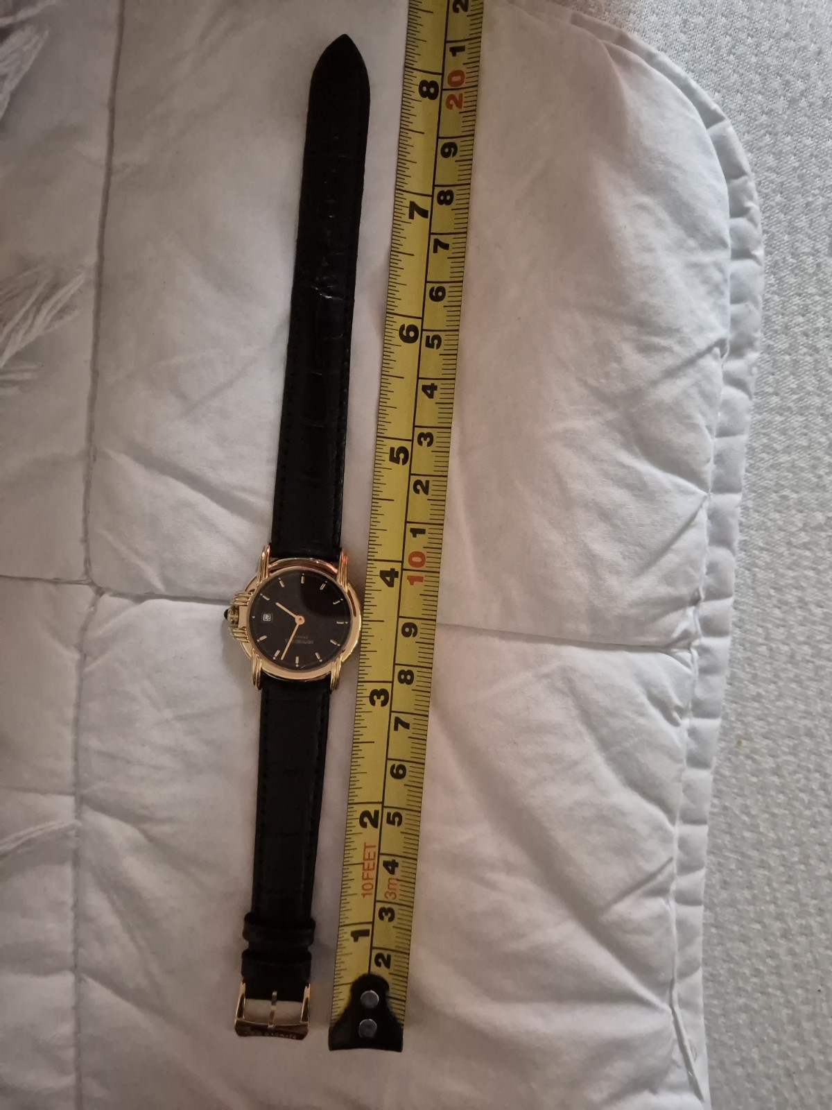 Raymond Weil Ladies Leather Strap Watch Vintage 9955 Working