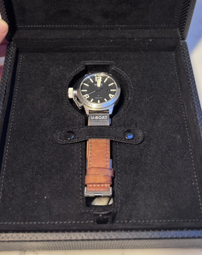Vintage 45mm Italo Fontana U-Boat Classico AS/45 Canteen Automatic Wristwatch