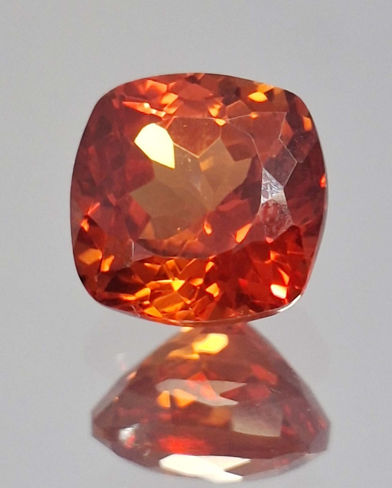 Mexican Fire Opal Cushion Cut 10-12 Ct Natural Loose Certified Gemstone TQ288 ID