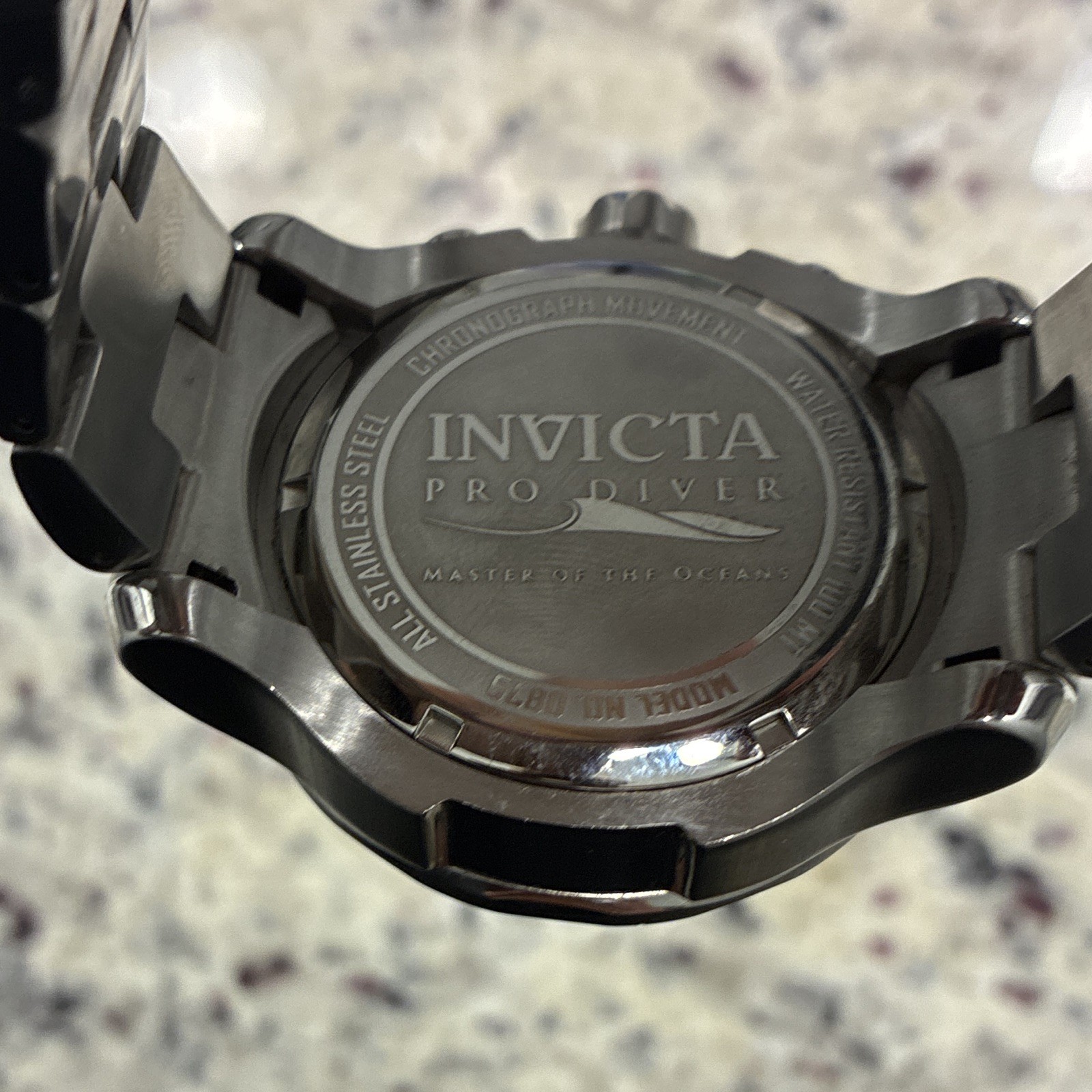 Invicta Pro Diver Men’s Chronograph Quartz 200m Blue Dial 50mm SS
