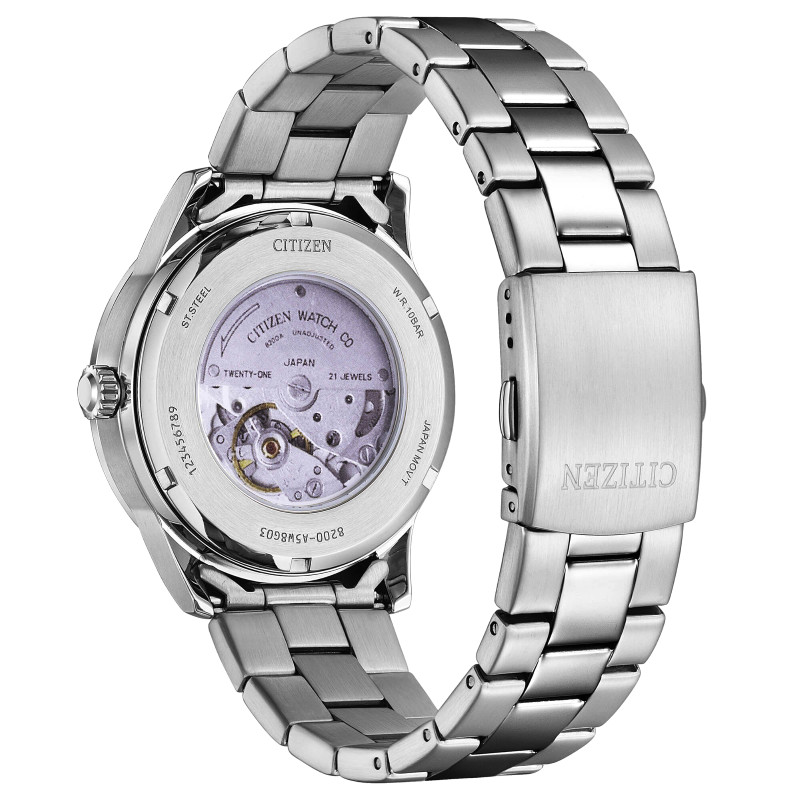 Citizen Automatic Steel Time Only Men’s Watch NH8400-87A Mechanical White