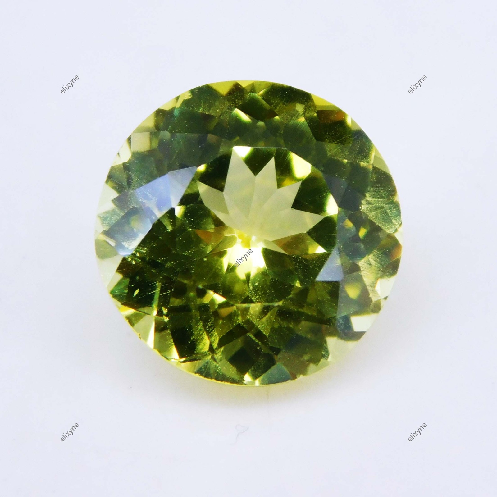 Rare 6.45 Cts Natural Yellow Sapphire Round Cut Certified Loose Gemstone