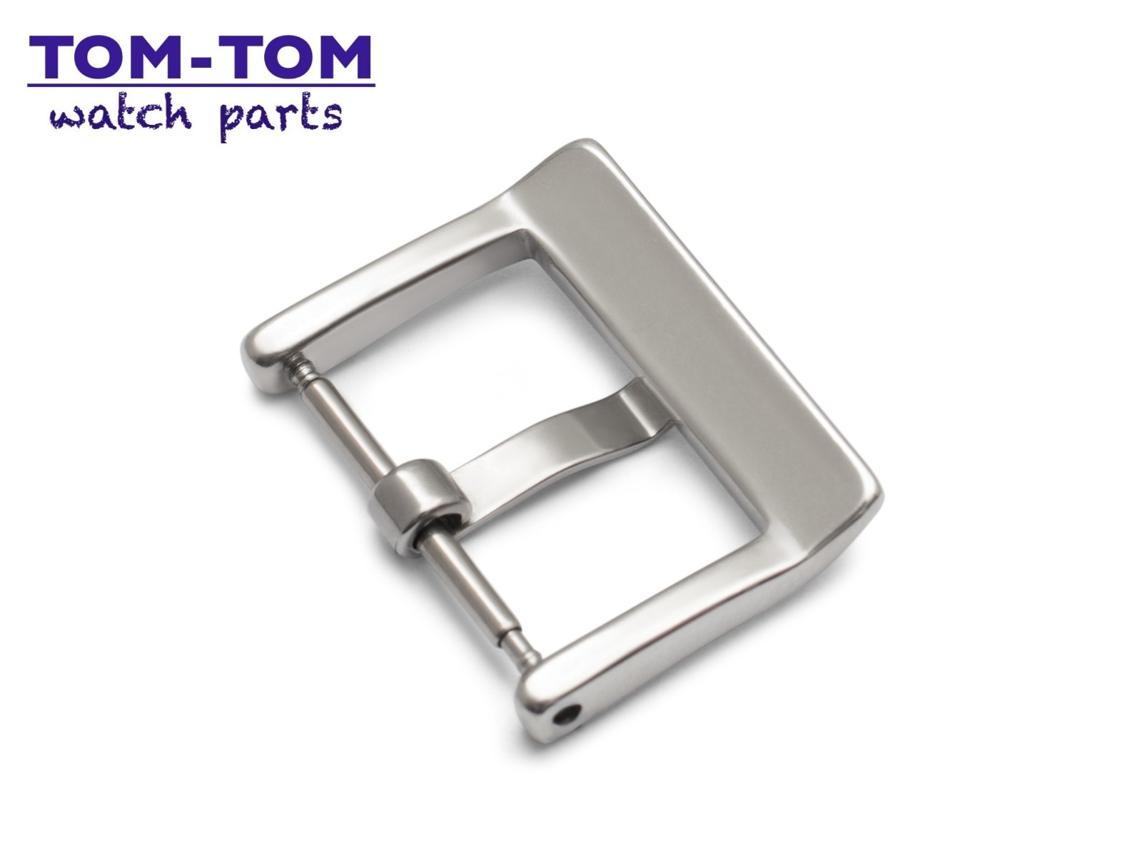CITIZEN Classic Tang Buckle Clasp for Leather Rubber Strap Band 16 18 20mm Silve