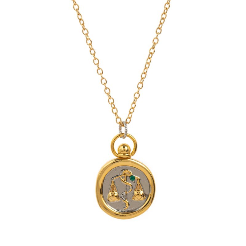 Zodiac Pendant Astrology Choker Horoscope Sign Necklace Constellation Charm Link