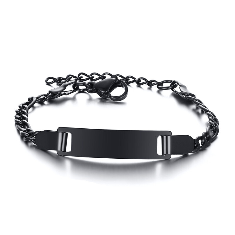 VNOX Baby Babi Bracelets Customize Name ID Bar Personalized Boys Girls Gift