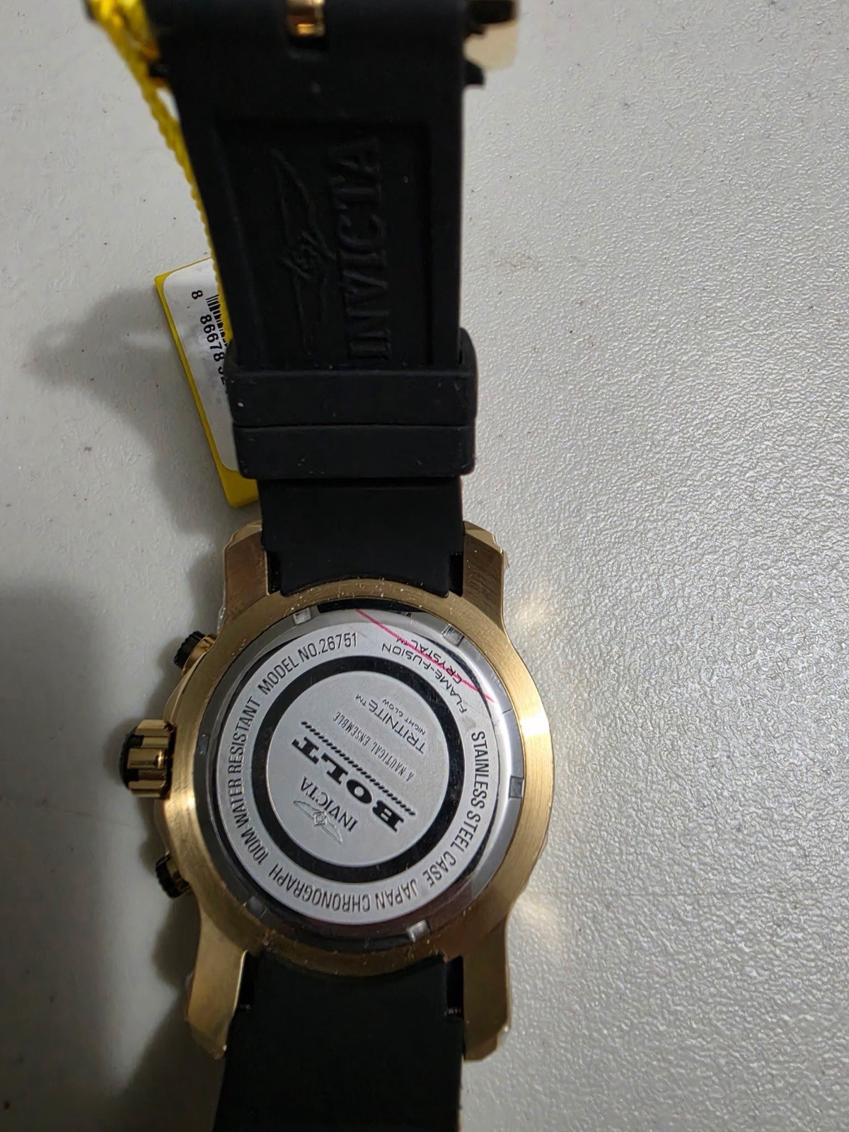 Invicta Rare Chronograph Bolt 26751 , flame fusion Reloj De Lujo Original