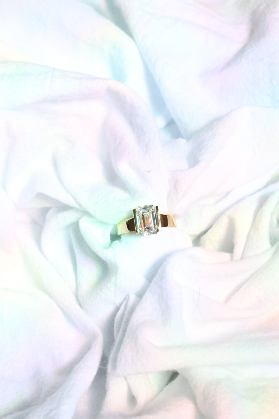 Brand New 3.02 Carat Diamond Ring | 18K Gold Band | Lab Grown Diamond | IGI