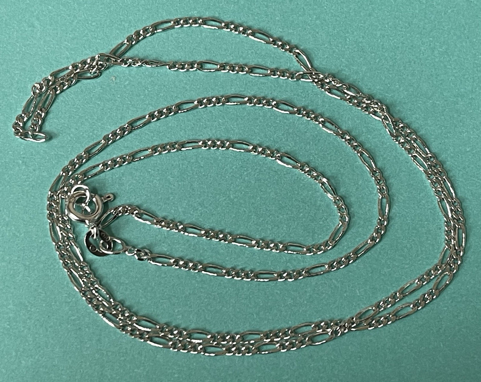 24” 1.8mm Sterling Silver .925 Figuro Chain Necklace 3.8 Grams