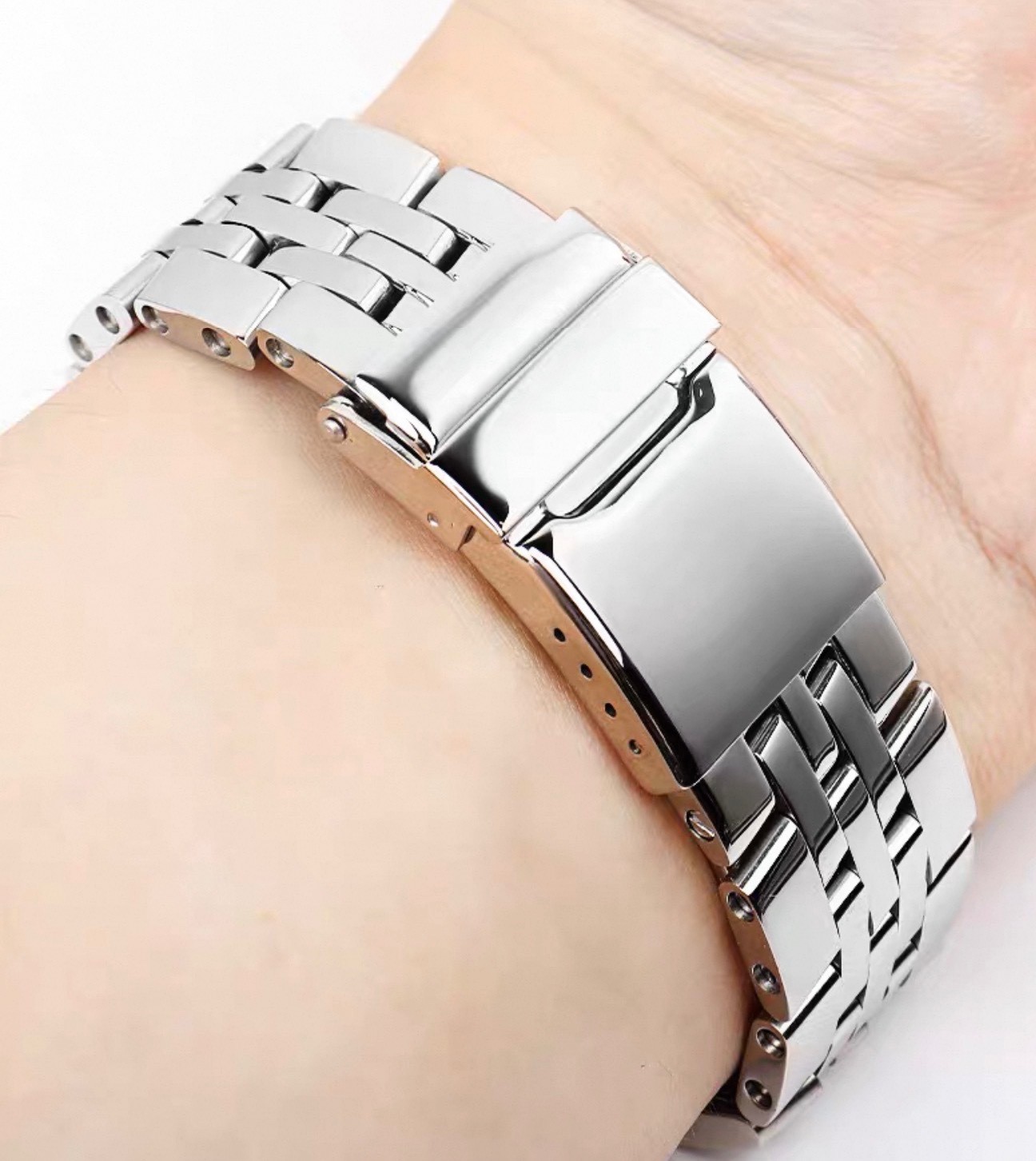 22/24MM Solid Heavy Stainless Steel Watch Band Bracelet For Breitling Superocean