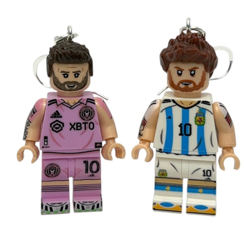 Handmade Lionel Messi Earrings STERLING Hook World Cup Soccer Argentina Jersey