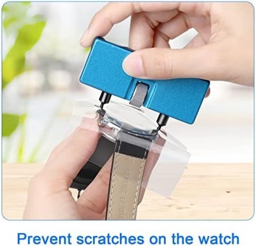 Adjustable Rectangle Watch Back Case Cover Opener Remover Wrench Repair Kit Tool
