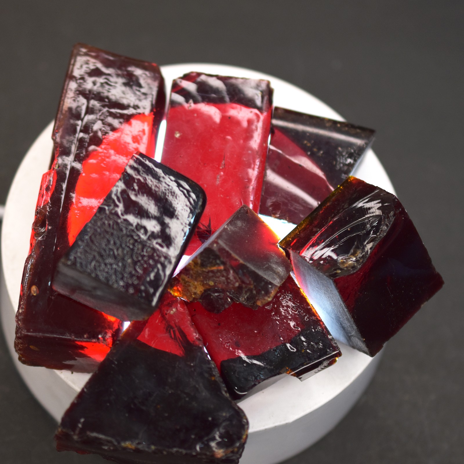 Lab Created Lot Certified Loose Gemstone180 Carat Uncut Red Ruby Raw Rough