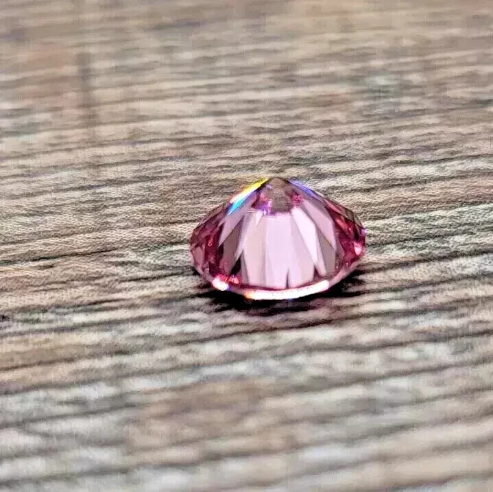 1 Carat Pink Diamond – Natural, Round Cut, VVS1 Clarity, Certified T38