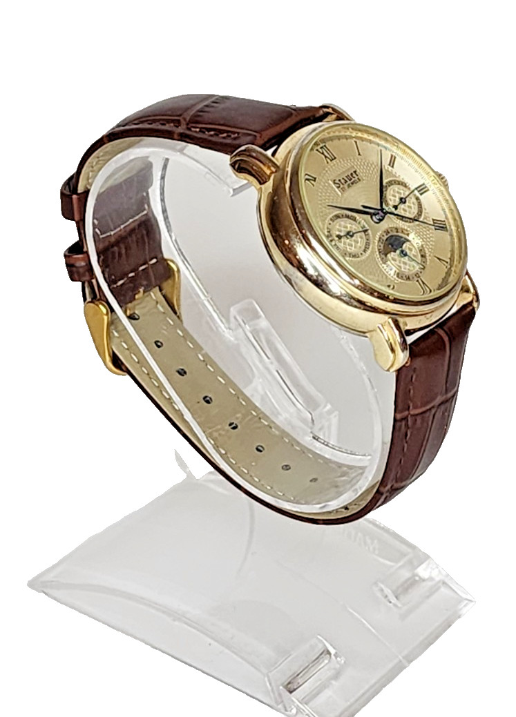 STAUER Watch Moon Phase 20193 Automatic Men’s – Choose New Band
