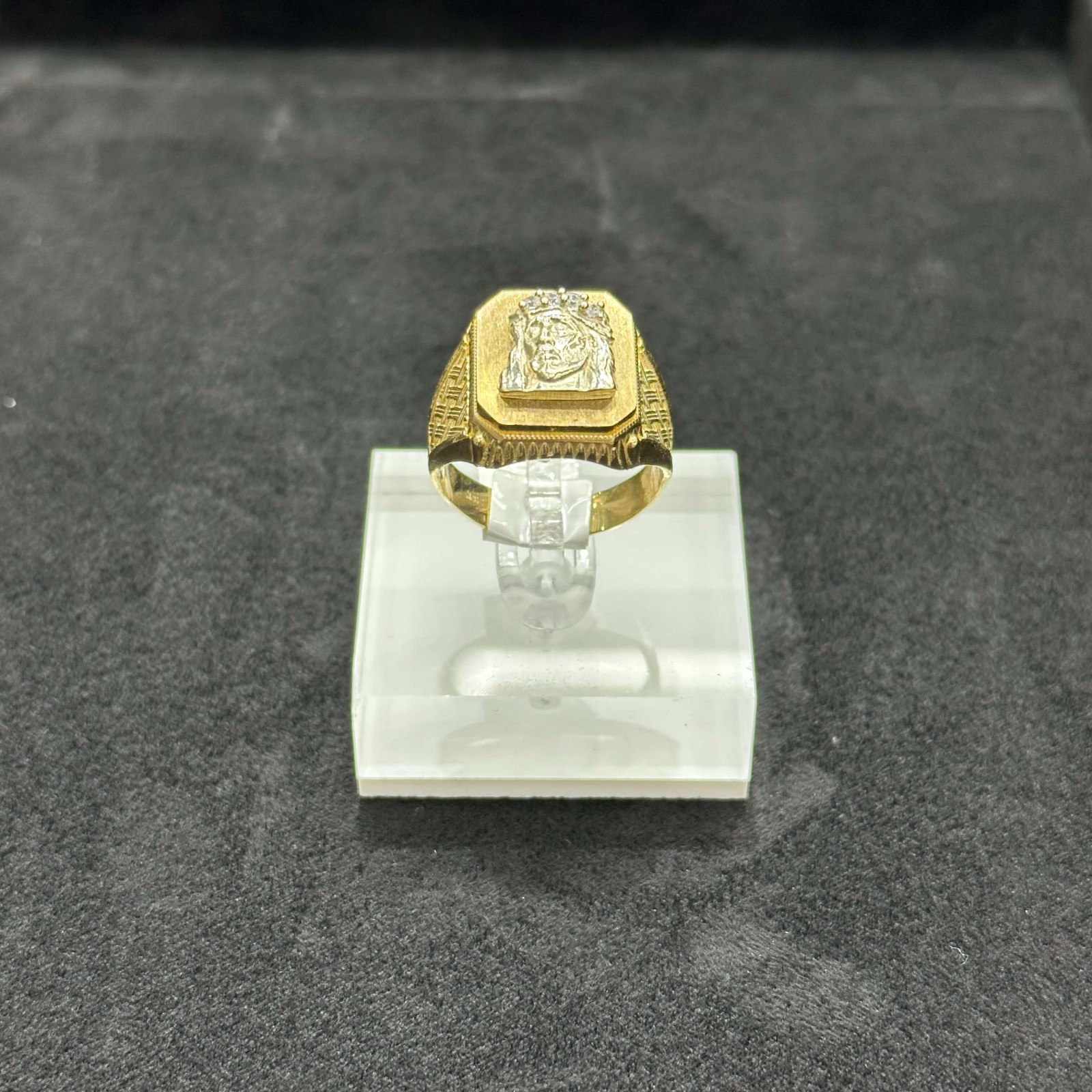 Jesus Head Ring 10k Solid Gold ALL SIZES