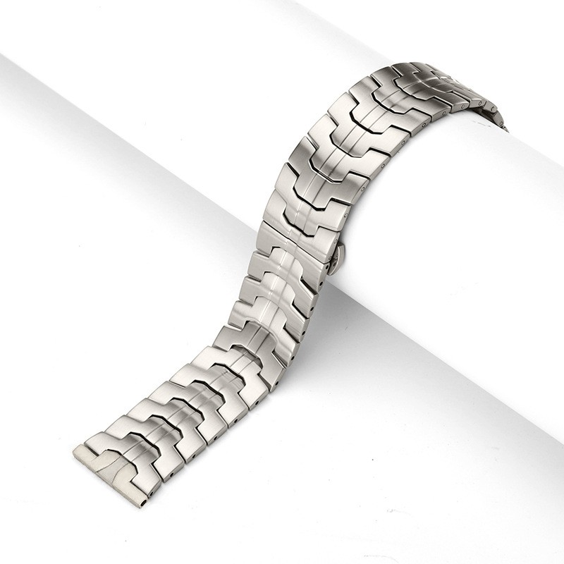 Quality Solid Stainless Steel Watch Strap Men’s Fashion Metal Bracelet 20mm 22mm