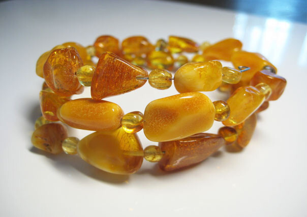 3 Linien Genuine Butterscotch Honey Baltic Amber Bracelet 21.5 grams !!!