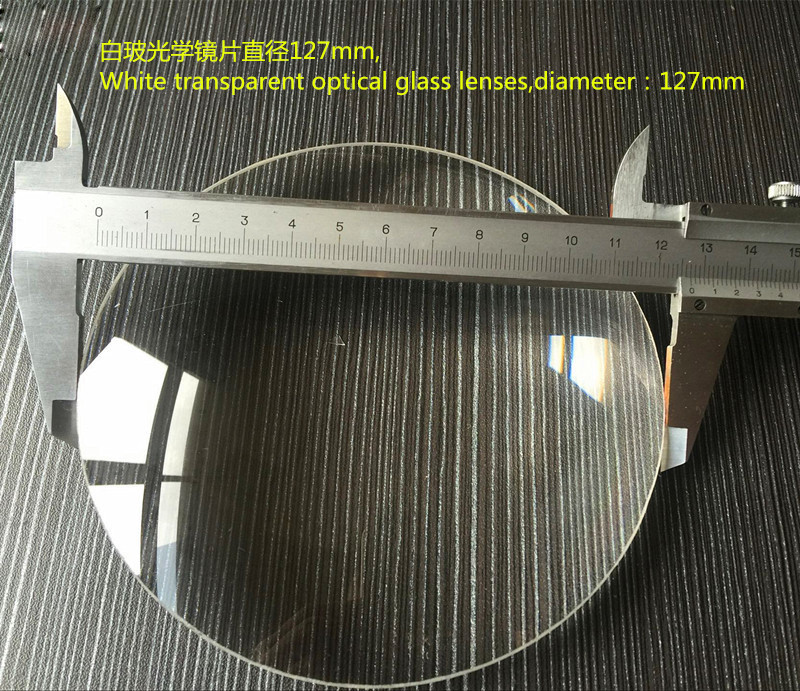 1PC Optics Glass large Double Convex Lens concentrating Magnifying Glass