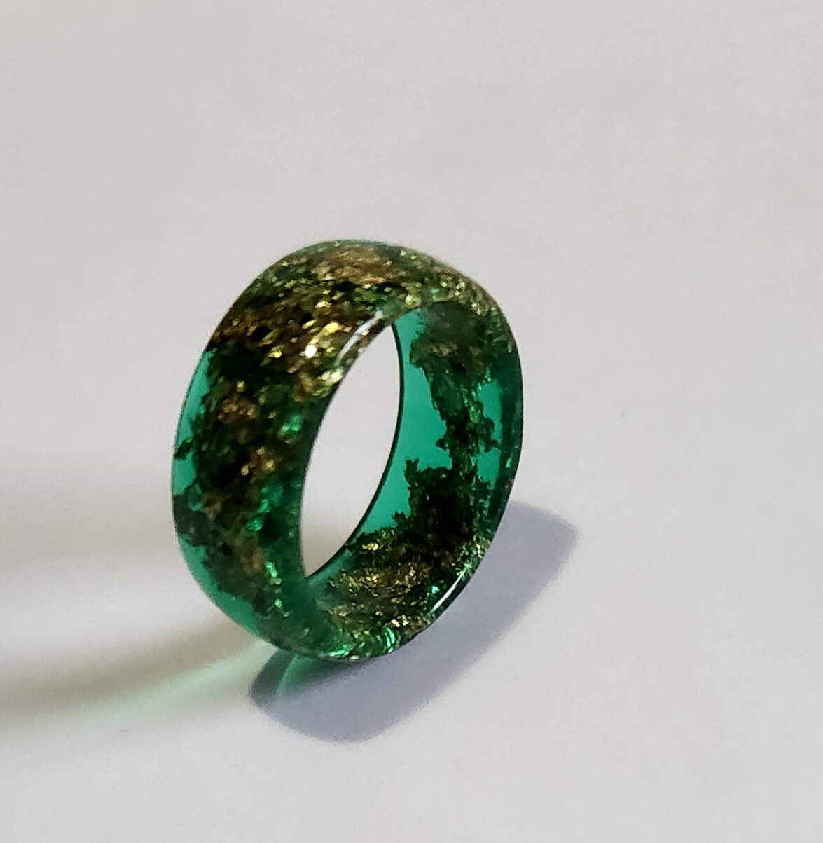 Green Multi Resin Band – Size 6