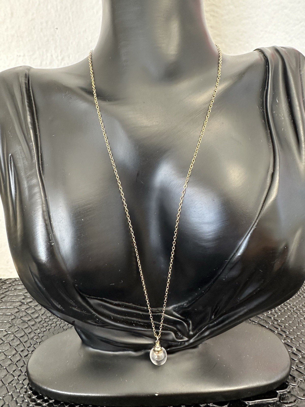 Gold Filled 1/20 12kt Yellow Gold Mustard Seed Necklace 18in ‘Matthew 17:20’