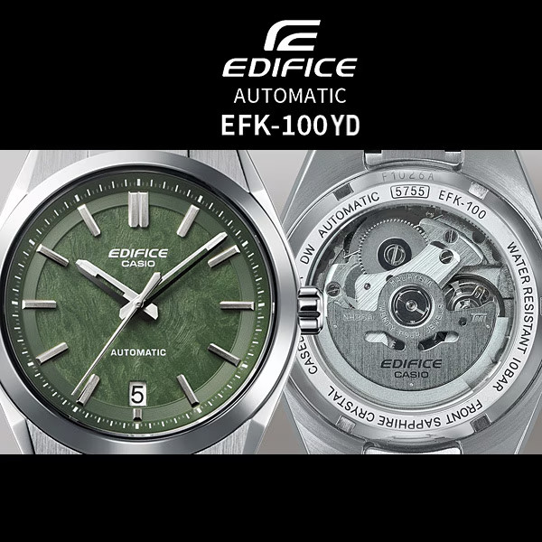 CASIO EDIFICE EFK-100YD-2AJF Automatic Mechanical Men’s Watch Japan New