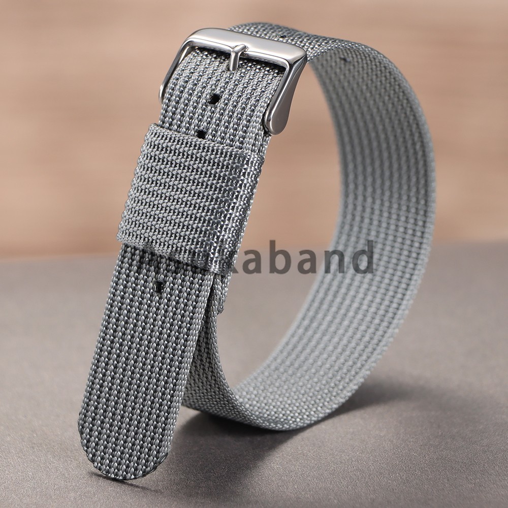 Nylon Watch Band Waterproof Ballistic Nylon One-Piece Military Watch Straps