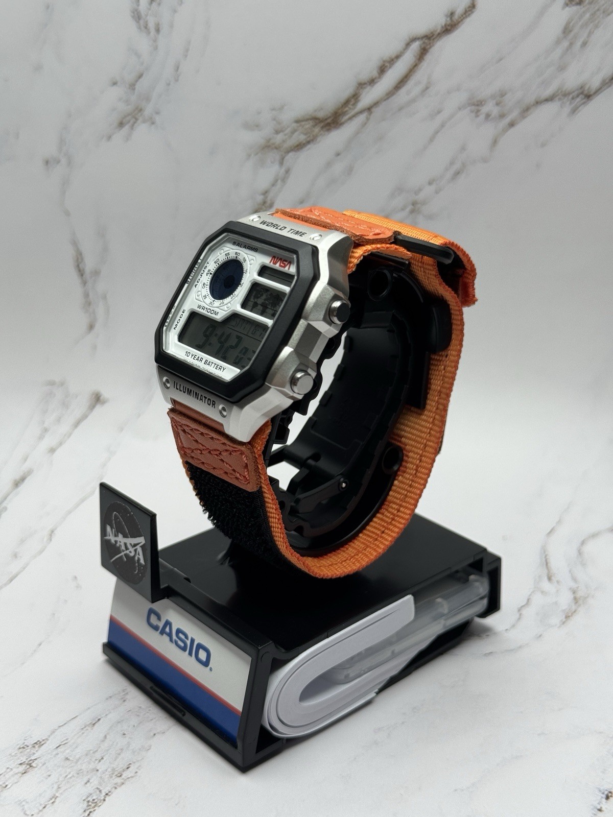 Brand New Modified Casio Royale AE-1200 NASA World Time Watch