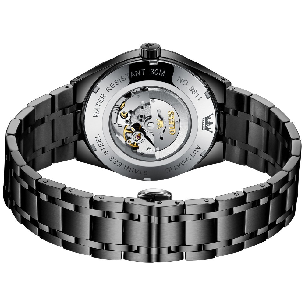 OLEVS 9811 Stainless Steel Luminous Male Luxury Men’s Automatic Mechanical Watch