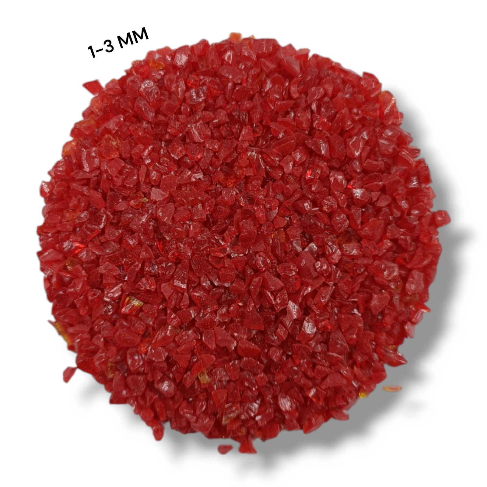 Crushed Opaque Red Hydro Quartz Crushed Gemstone Coarse All Size For Inlays