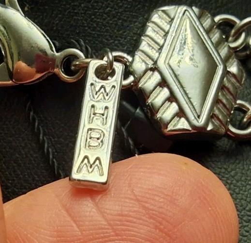 WHITE HOUSE BLACK MARKET”Y”NECKLACE SILVER COLOR BRAND NEW WITH TAG .