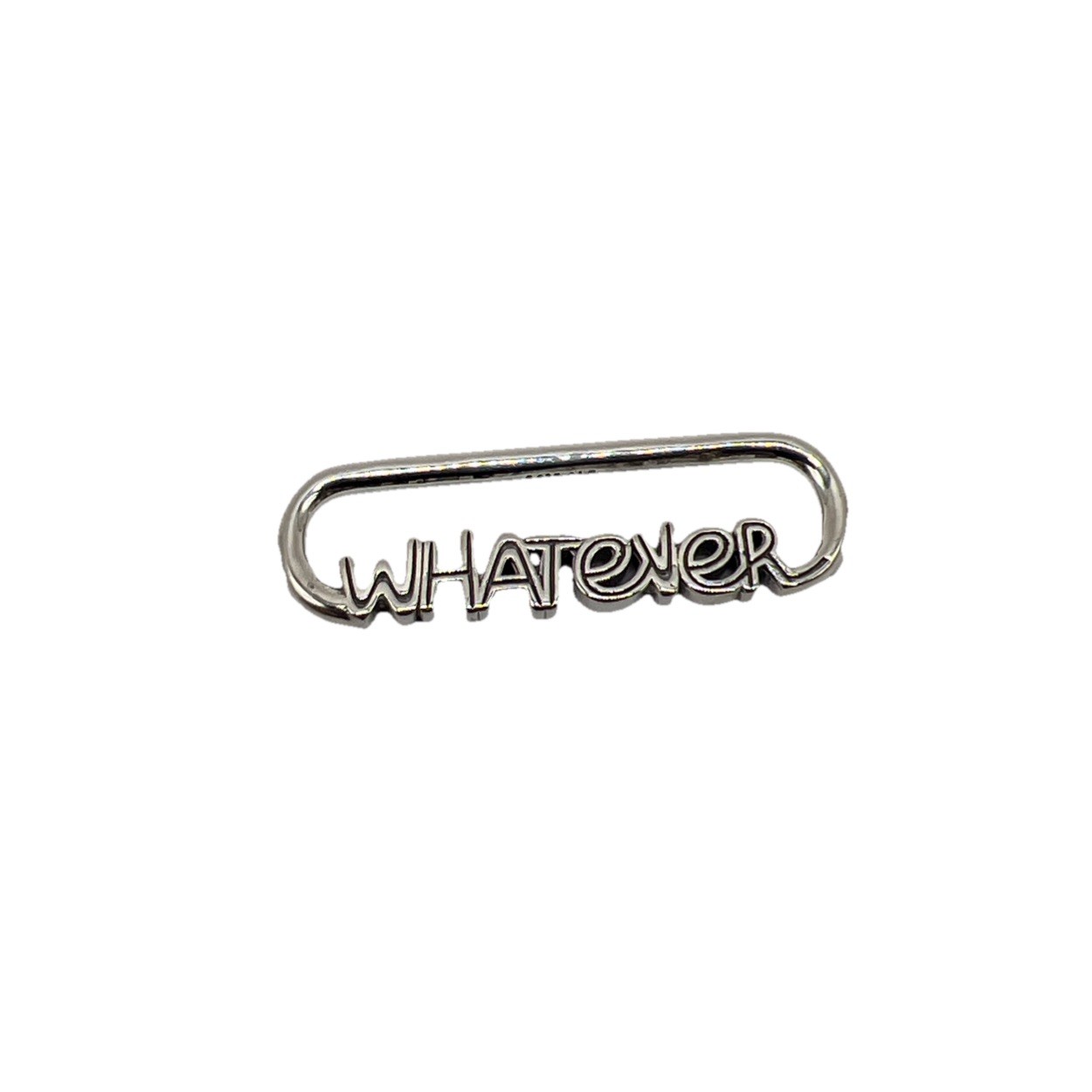 New Authentic PANDORA ME Styling WHATEVER Word Sterling Silver Link 799675C00