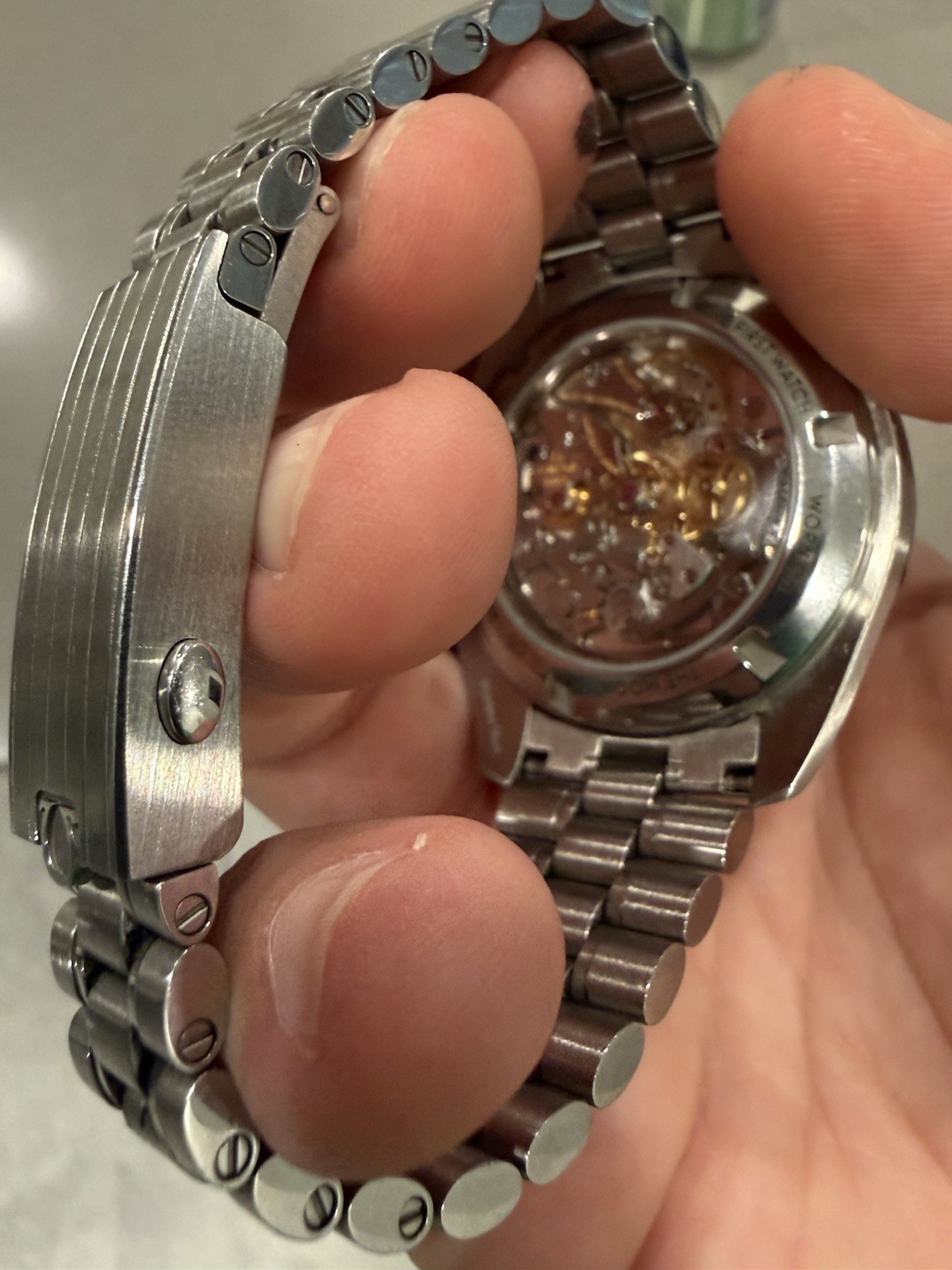 Omega Speedmaster Moonwatch Sapphire Sandwich 3861 2025 Year -Full Set Warranty