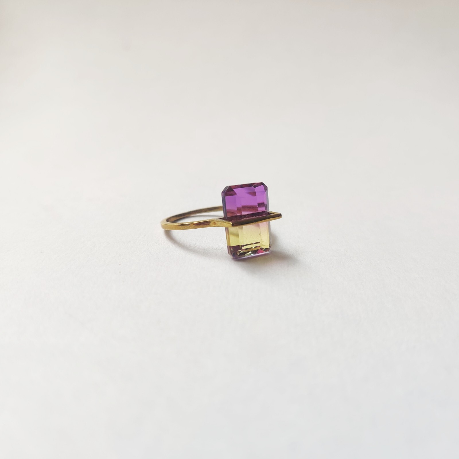 925 Starling Silver Created Amethyst Ring Size 7 Handmade Art And Deco Victorian