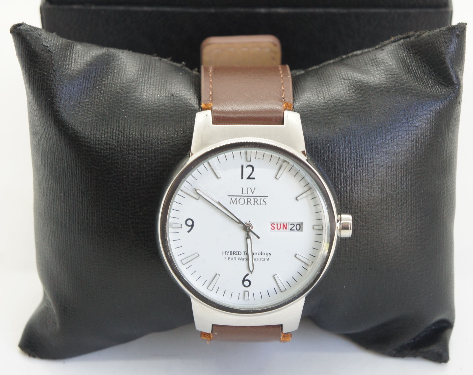 MINT! LIV MORRIS HYBRID TECH Men’s Wrist Watch Japan Autowind Movnt EPSON YT58B