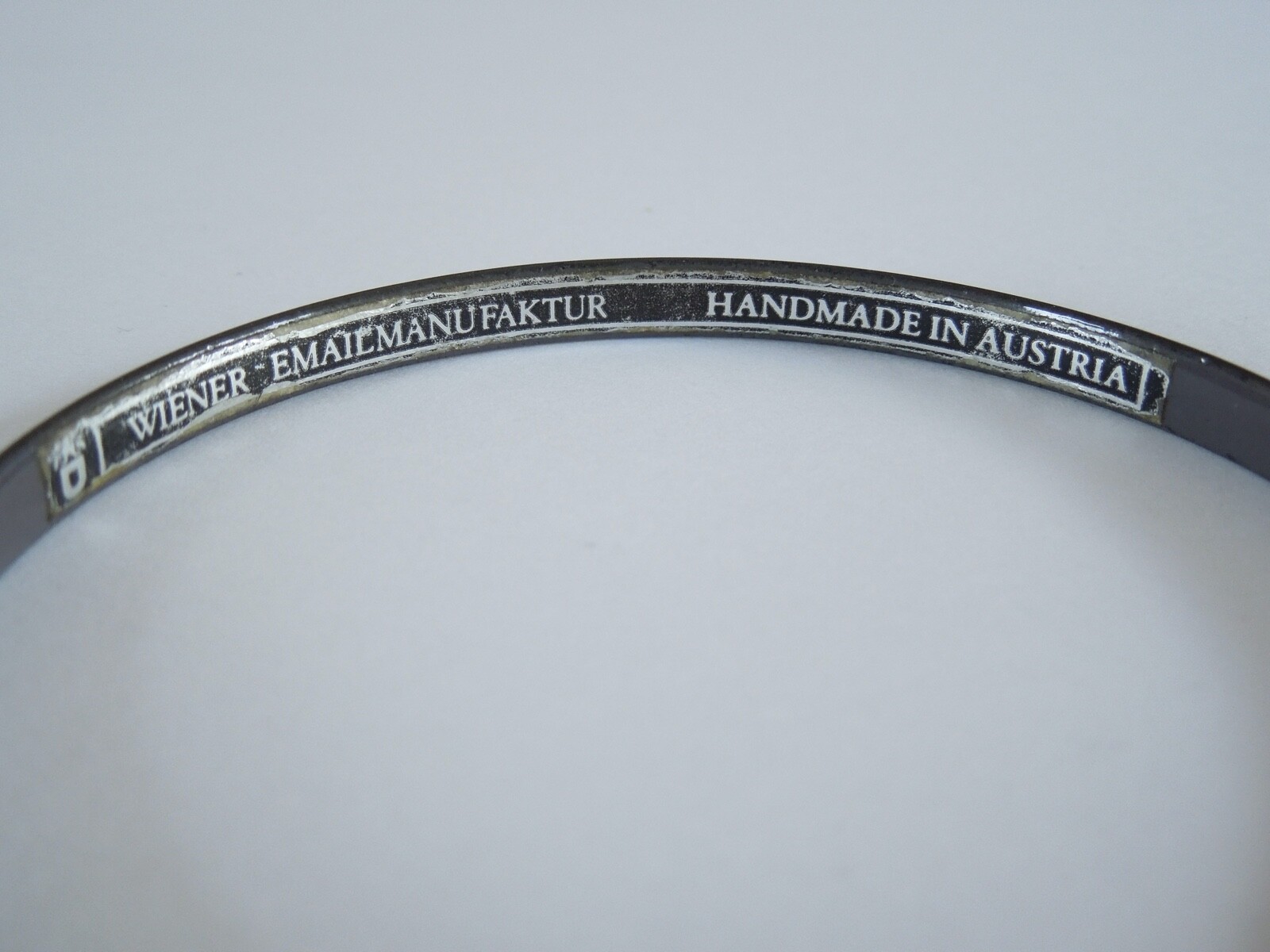 Bangle Wiener Email Manufactory Handmade Austria 9.8 G/Ø 6.6 Cm/B: 0.5 Cm