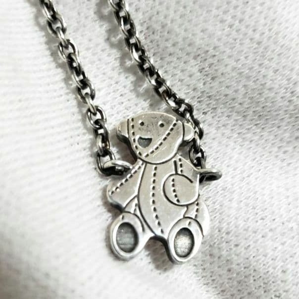 Gucci Bear Kids Bracelet 13cm Sterling Silver L8