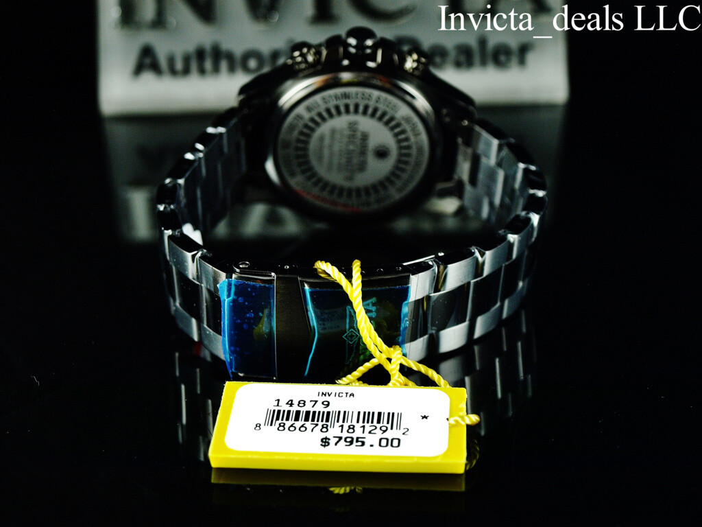Invicta Men’s Specialty FLIGHT Chronograph Gunmetal Tone Stainless Steel Watch