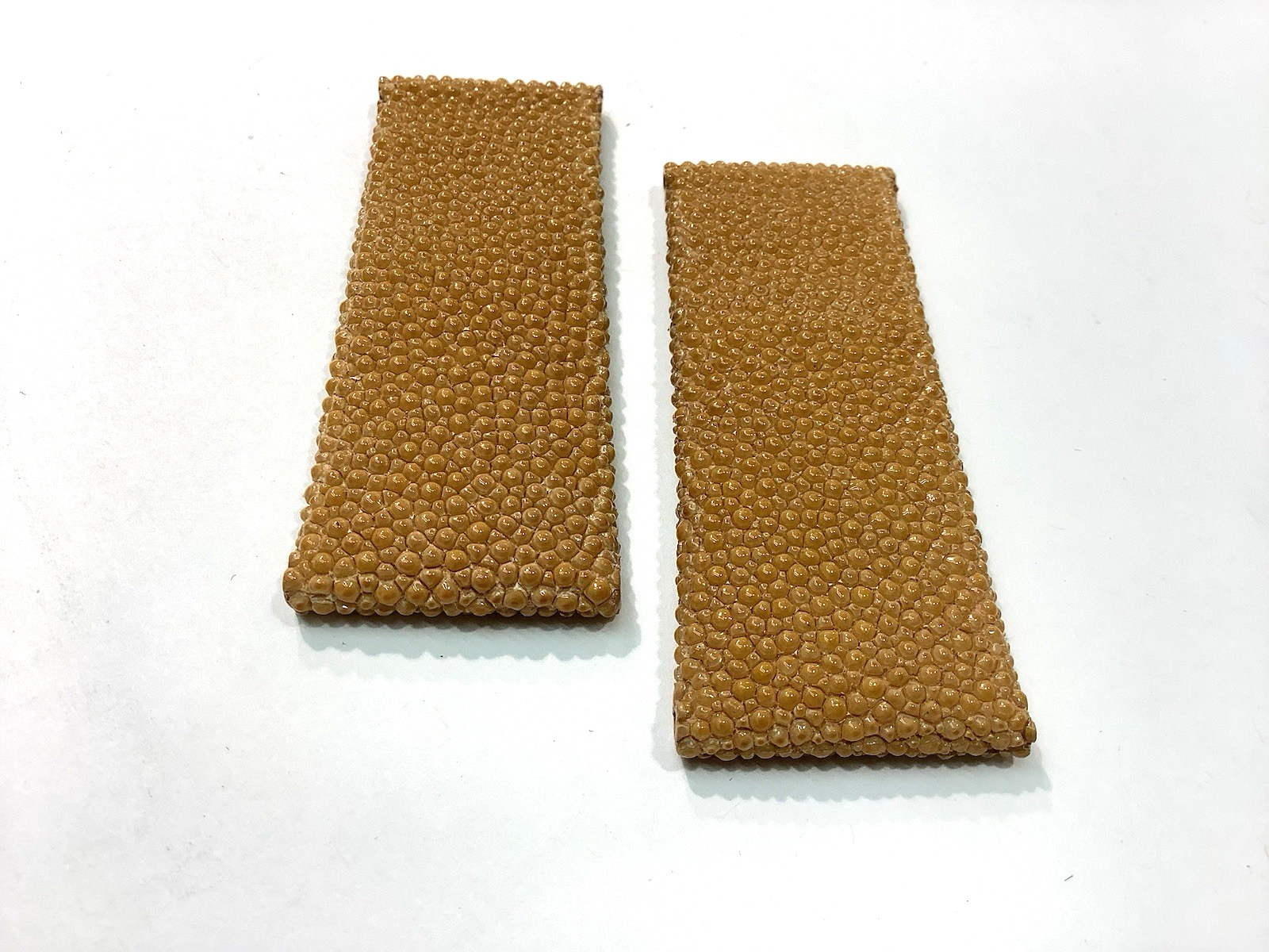 DE GRISOGONO 25mm de Grisogono Peach 25mm X 22mm Stingray Watch Strap 55/55