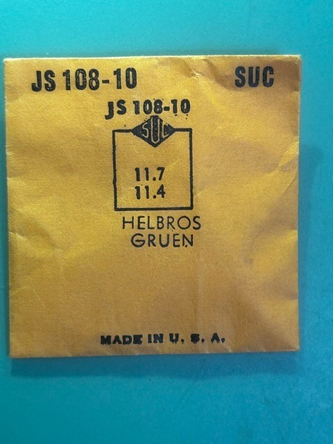SUC – Standard Unbreakable Watch Crystal – J – Assortment – NOS – Original