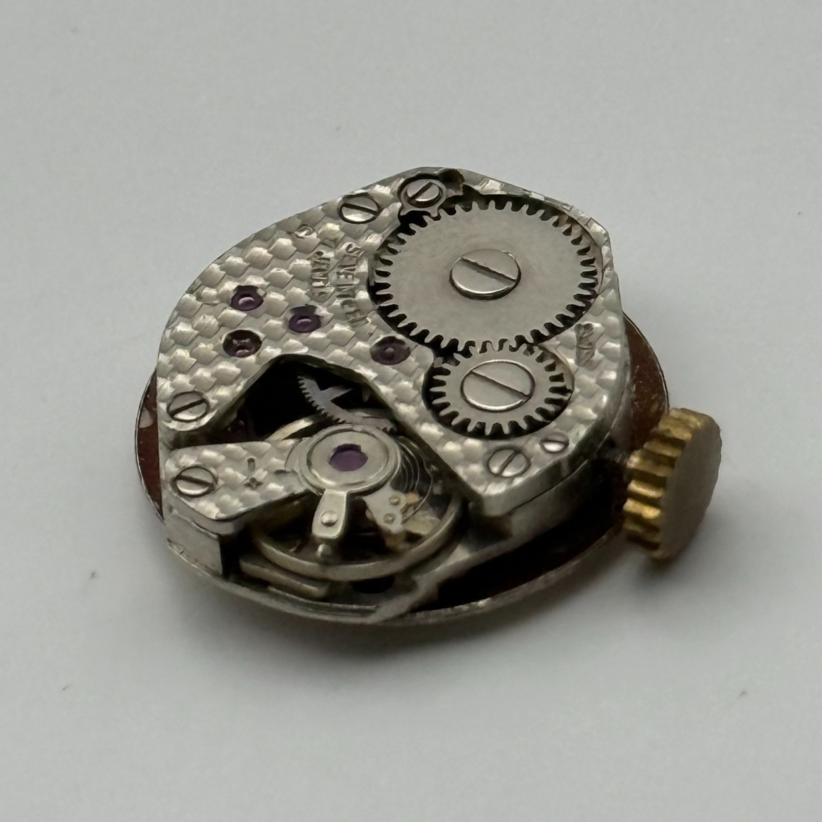 FHF 69-21 Watch Movement Regency 17 Jewels Swiss Manual Wind Parts Repair 15.3mm